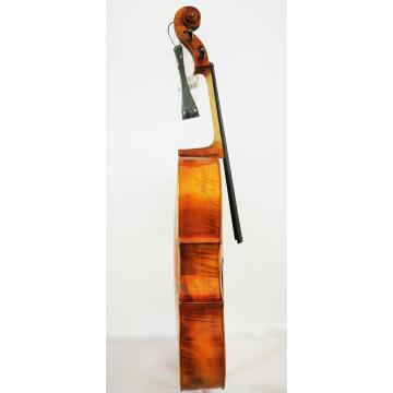 Violoncello in acero fiammato di strumenti musicali di alta qualità