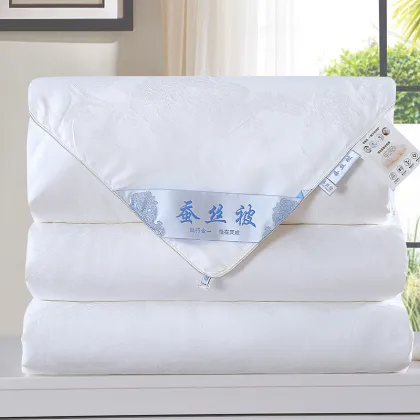 Luxury Mulberry Silk Filled Quilt for Ultimate Comfort