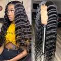 Mowjad qoto dheer oo ah 13x4 timaha hore ee bini-aadamka ee glucal wigs wigs ee dumarka 13x6 HD timaha bini-aadamka ee bini-aadamka hore ee la jeexjeexay