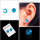 Pendientes de agua imán de salud color diamante cristal pendientes