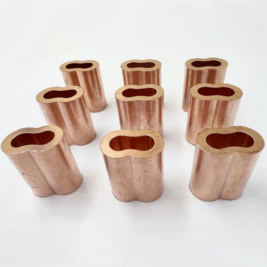 7/32 Inch Copper Duplex Oval Crimping Sleeve Kit for Wire Rope