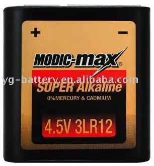 Alkaline Battery 3LR12 4.5V lantern battery