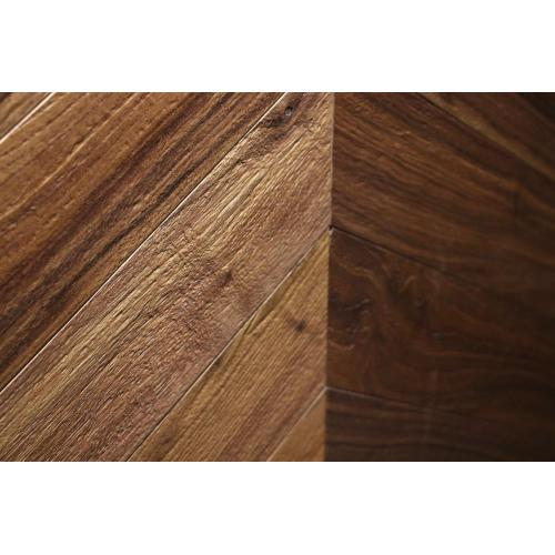 Black Walnut Chervon flooring