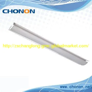 Ceilling fluorescent light fitting with net cover