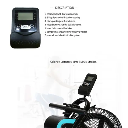CE Sports Home Gym Magnetic Exercise Rowing Machine