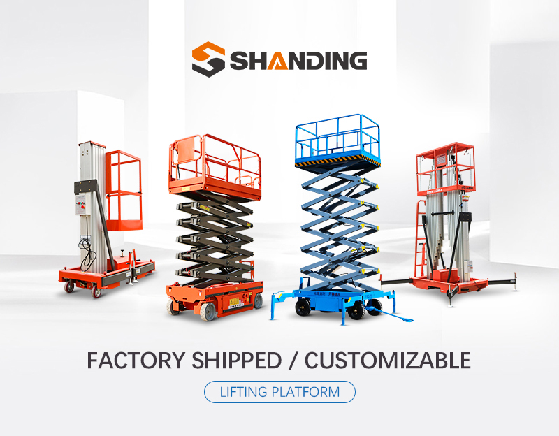 Factory Direct Supply 100kg 40m 200kg 25m Electric Lift Platform Scissor Lift Aerial Work Platform