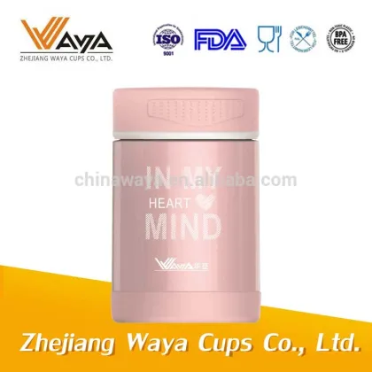 mini BPA free thermos baby food jar