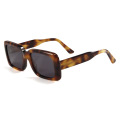 Gradient Square Acetate Sunglasses
