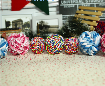 Cotton rope ball