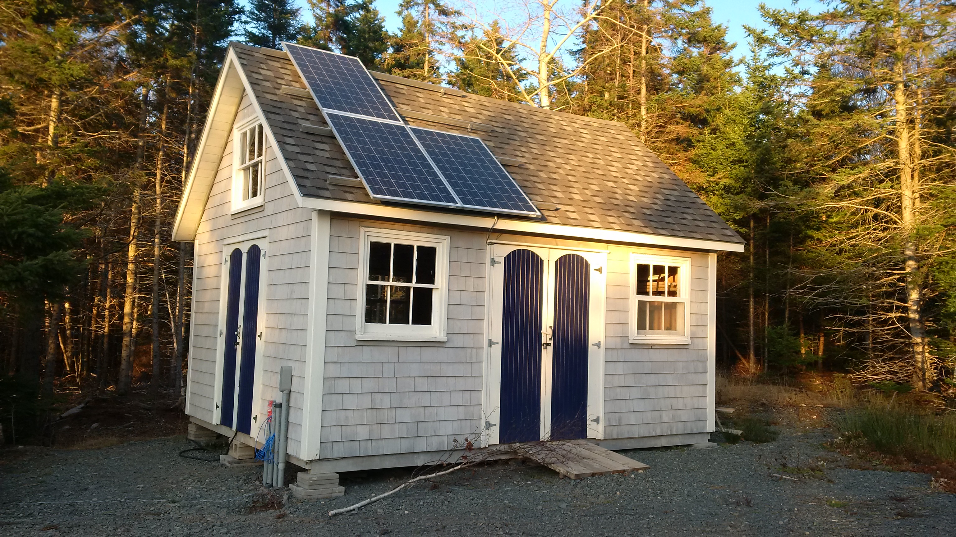 solar panels on buildings