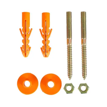 8-Piece Stainless Steel Wash Basin Fixing Screw Set - Hot Selling Hardware Accessory for Basin Installation