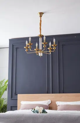 Elegant Indoor Lighting Iron Chandelier American Style