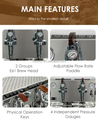 Carefor Stainless Steel Barista Coffee Machine