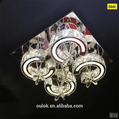 beautiful design of led ceiling light, led crystal light, crystal ceiling light