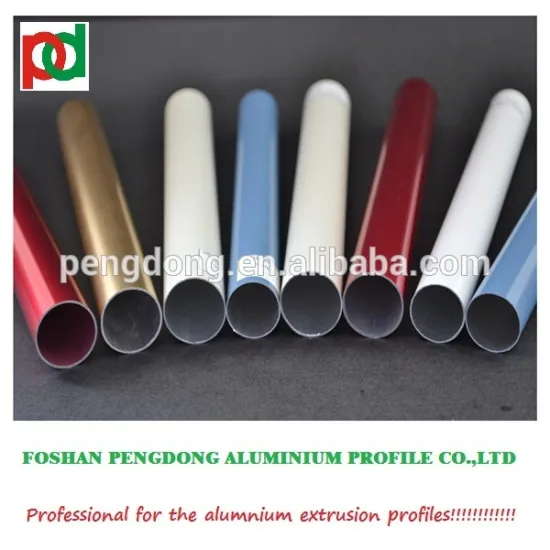 High Quality window and shower curtain Powder Coated Thin wall Alumnium Tube