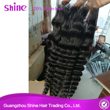 Natural Hairline Deep Curly Lace Closure