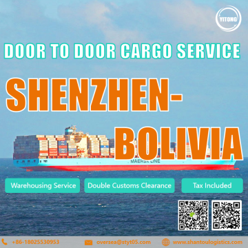 Logística internacional puerta a puerta de Shenzhen a Bolivia