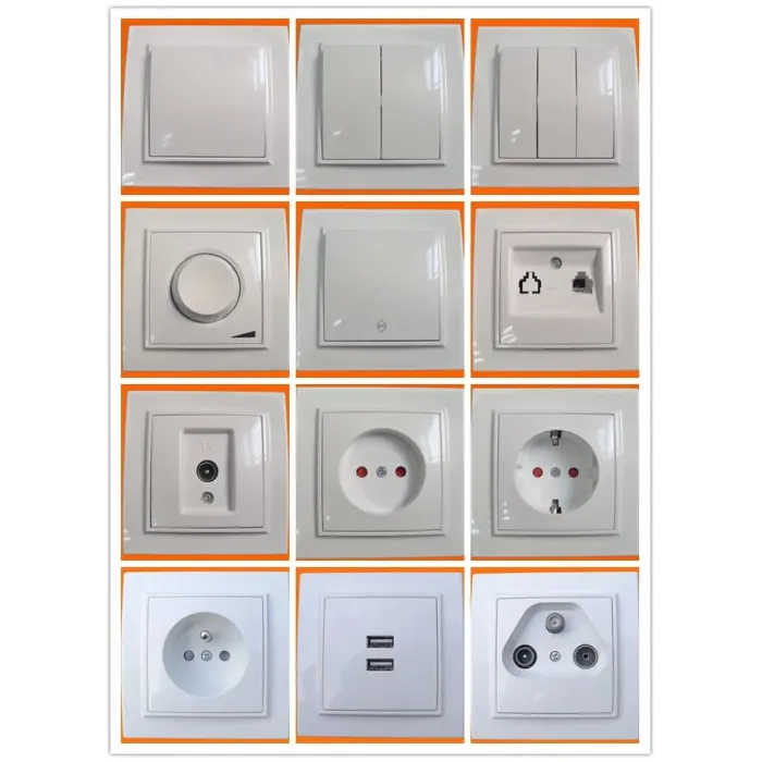 Sakelar Dua Gang Menyala (F8102)