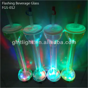 LED Flashing Yard Glass