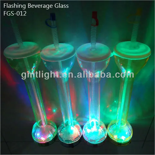 LED Flashing Yard Glass
