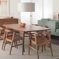 Muebles para el hogar diseño moderno de lujo de lujo tapizado sillas de comedor de restaurantes de terciopelo de tela suave para restaurante para restaurante