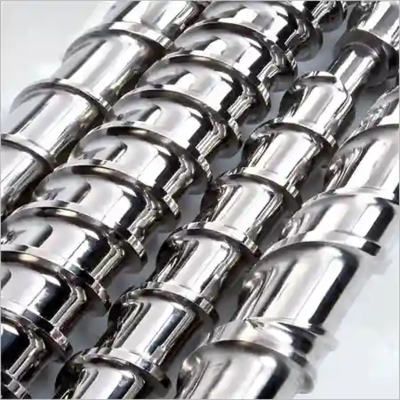 Barril de tornillo bimetal para maquinaria de procesamiento de plástico ventilado