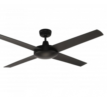 Practical black ceiling fan