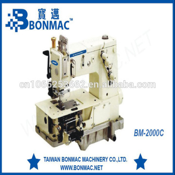 BM 2000C Double Needle Flat-bed Belt Loop Industrial Sewing Machine With Front Fabric Cutter(the Width of Belt Loop)