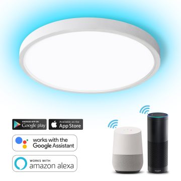 Smartphone Controlled LED Ceiling Lights with App Integration