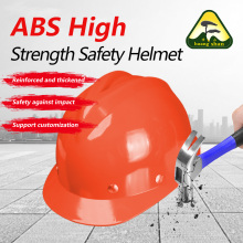 Bahan gentian kaca berbentuk V-Helmet Jingga