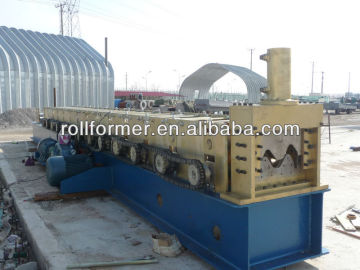 Highway guard rail roll forming machine