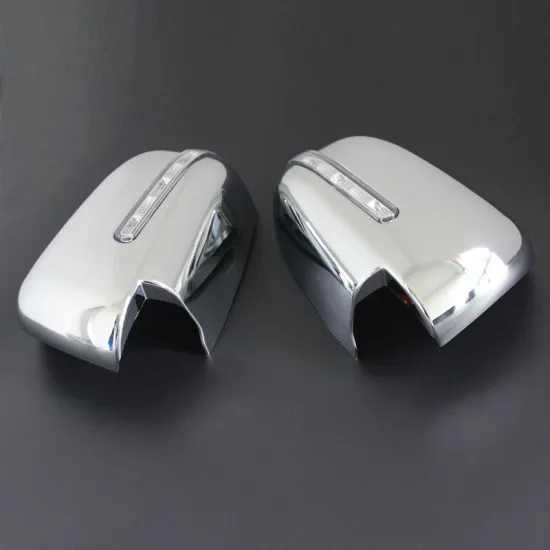 L200 Triton 2015 ABS Chromed Side View Mirror Cover with LED Lights