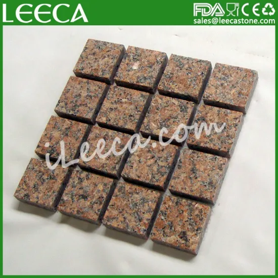 LEECA LTD paving saw cut granite mesh stone for garden