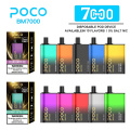 Original POCO BM 7000 Puffs Großhandel Einweg -Vape