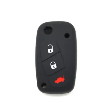 Silicone car key cover Fiat 3 buttons