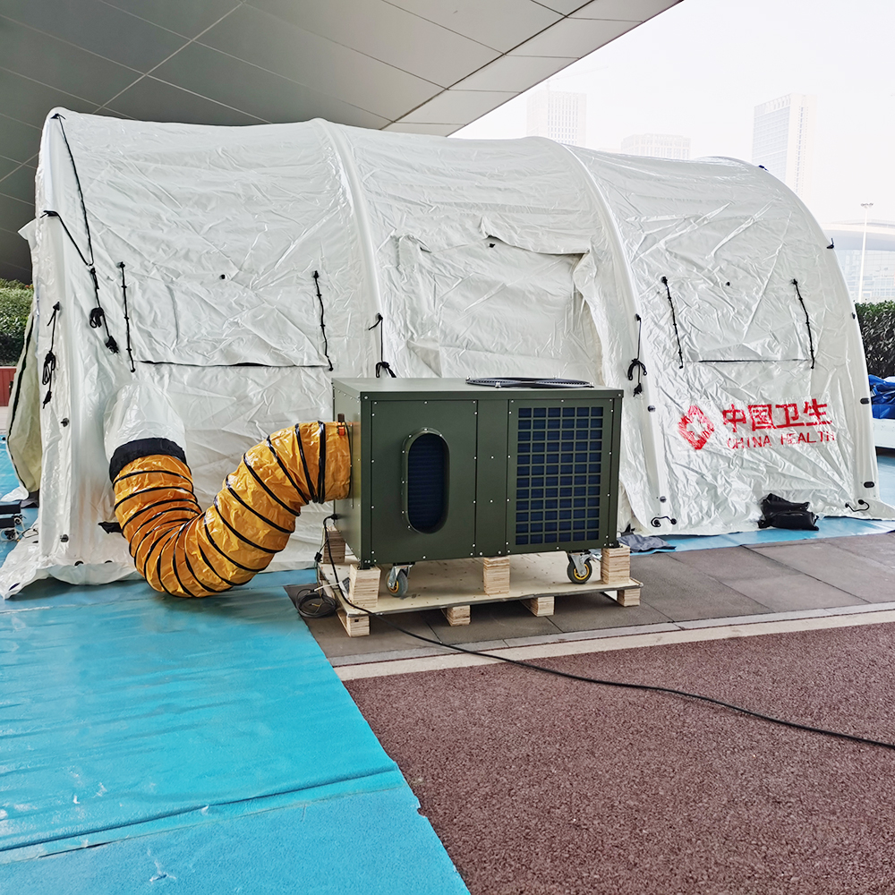 Unidad de aire acondicionado de calefacción de enfriamiento para campamento