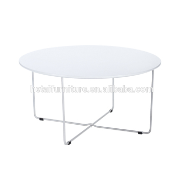 Round Coffee Table 18mm MDF Panel with Metal Leg coffee table