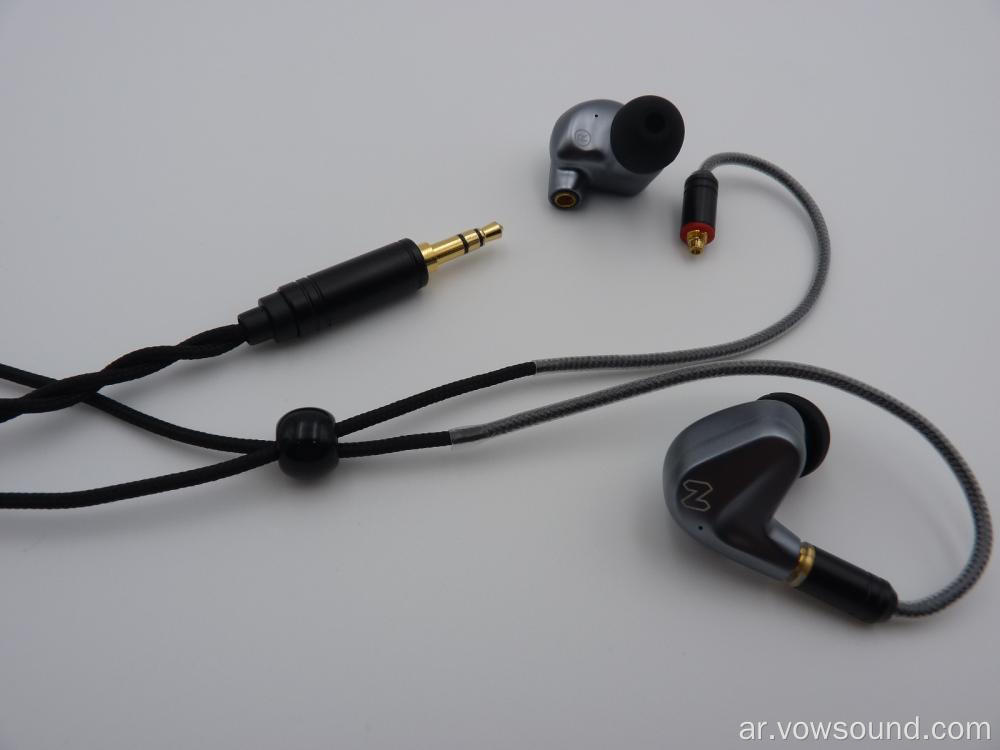 HiFI Hybrid Earhook Headset مع 6 برامج تشغيل