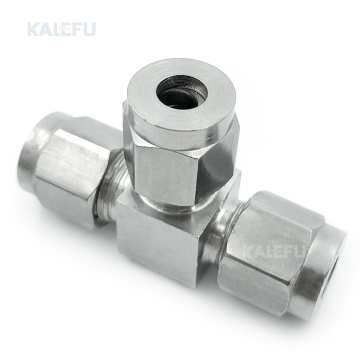 Industrial Grade Tee Pipe Fittings in Stainless Steels 201, 304, 316, 304L, 316L: Ferrule Tube Fitting and Sleeve Interface Solutions