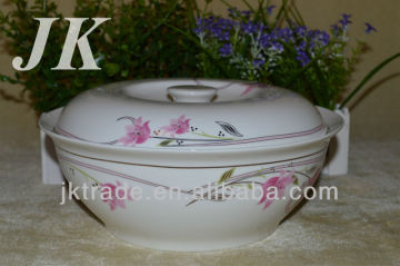 Großhandel Keramiksuppe Tureen, Knochen -China -Suppe Tureen mit wunderschönem Design