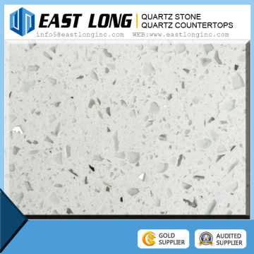 Cream Color Sparkle Artificial Quartz Stone Slab for Countertop