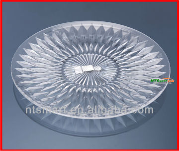Clear Circular fruit tray