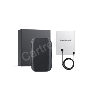 CarPlay Mini AI Box: Android Wireless CarPlay, Android Auto, YouTube, Netflix & Customizable Portable Car Multimedia for 98% Cars