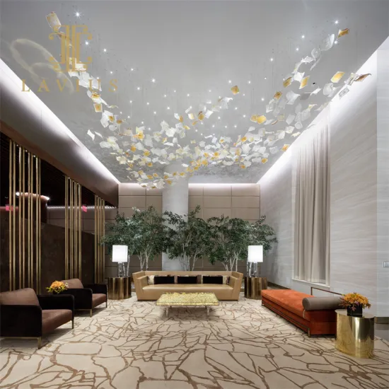 Elegant Hanging Large Hotel Lobby Chandelier Lighting