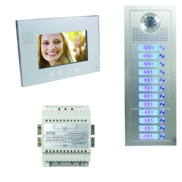 Picture memory and name holder, multi apartment video intercom system