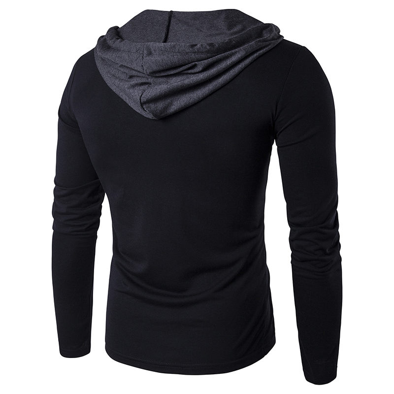 Men's Slim Fit Lightweight TShirt Hoodie