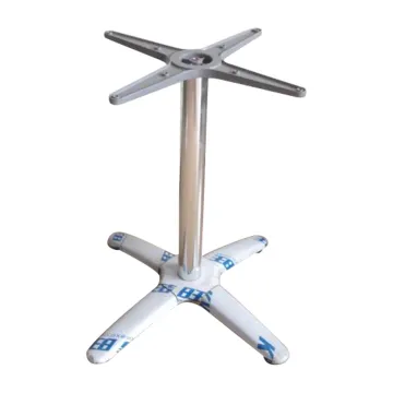 Single End Table Bases 4 Feet Tube Metal Table Base for Outdoor Table