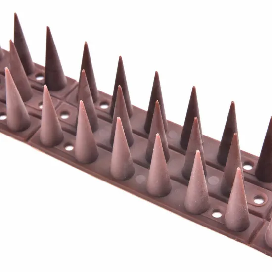 Outdoor Plastic Anti-Bird Spike Strips for Fence, Wall, and Roof