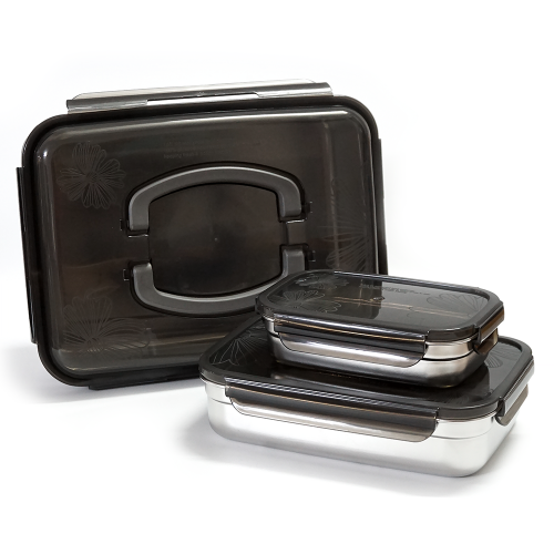 Travel Large Stainless Steel Food Storage Containers Set