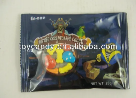 Halloween skull and bone shaped hard candy